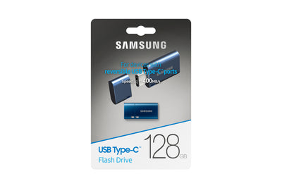 SAMSUNG MUF-128DA USB flash drive 128 GB USB Type-C 3.2 Gen 1 (3.1 Gen 1) Blue (MUF-128DA/AM) - Cartouches Certifiees