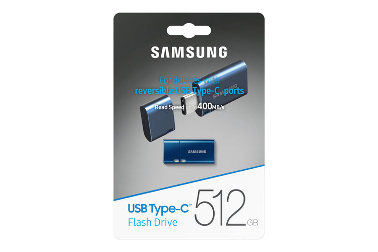 SAMSUNG MUF-512DA USB flash drive 512 GB USB Type-C 3.2 Gen 1 (3.1 Gen 1) Blue (MUF-512DA/AM) - Cartouches Certifiees