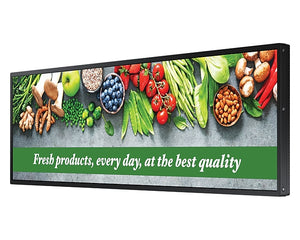 SAMSUNG SH37C Panorama design 94 cm (37") LCD Wi-Fi 700 cd/m² Black Tizen 7.0 24/7 (LH37SHCEBGBXZA) - Cartouches Certifiees