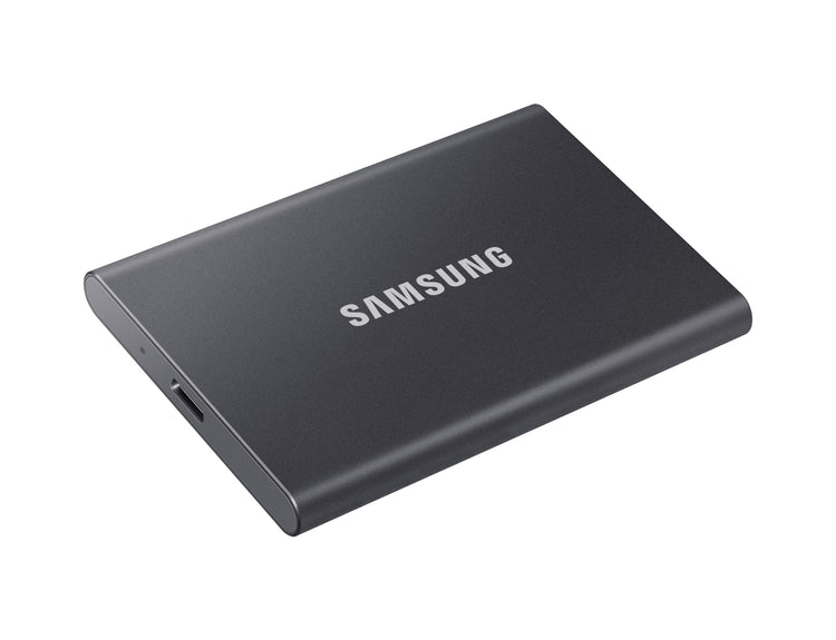SAMSUNG T7 2 TB USB Type-C 3.2 Gen 2 (3.1 Gen 2) Titanium (MU-PC2T0T/AM) - Cartouches Certifiees