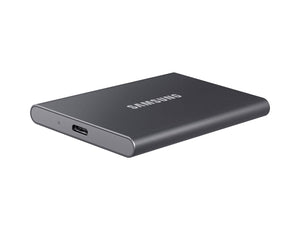 SAMSUNG T7 2 TB USB Type-C 3.2 Gen 2 (3.1 Gen 2) Titanium (MU-PC2T0T/AM) - Cartouches Certifiees
