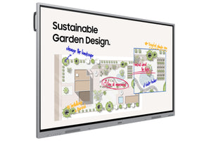 SAMSUNG WE86FX interactive whiteboard 2,18 m (86") 3840 x 2160 pixels Touchscreen Grey HDMI (LH86WEFWLGCXZA) - Cartouches Certifiees