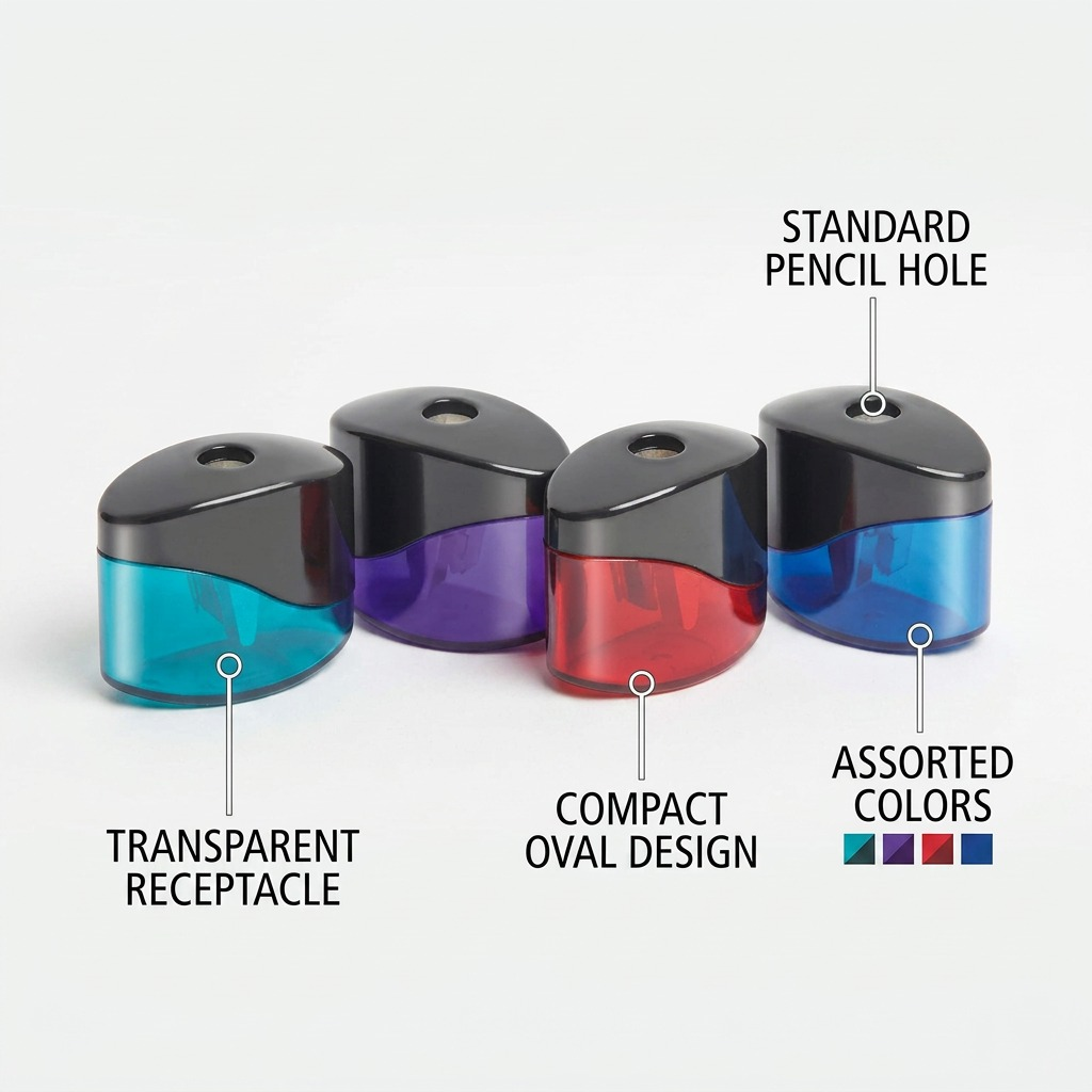 STAEDTLER Mars Limited SHARPENER OVAL MINI ASS. (511-300M-02) - Cartouches Certifiees
