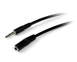 STARTECH 2m 3.5mm/3.5mm audio cable Black (MUHSMF2M) - Cartouches Certifiees