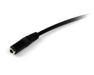 STARTECH 2m 3.5mm/3.5mm audio cable Black (MUHSMF2M) - Cartouches Certifiees