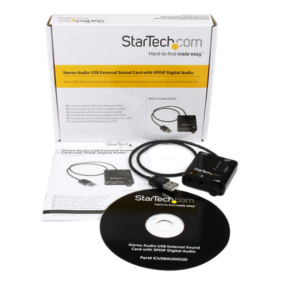 STARTECH audio card 5.1 channels USB (ICUSBAUDIO2D) - Cartouches Certifiees