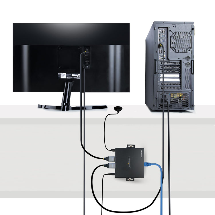 STARTECH AV extender AV transmitter & receiver Black (4K70IC-EXTEND-HDMI) - Cartouches Certifiees