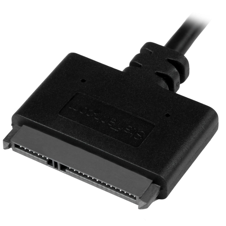 STARTECH cable gender changer USB 3.1 A SATA 7+15 pin Black (USB312SAT3CB) - Cartouches Certifiees