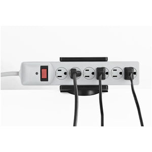 STARTECH cable organizer Desk Black 1 pc(s) (PWRSTRPCLMP) - Cartouches Certifiees