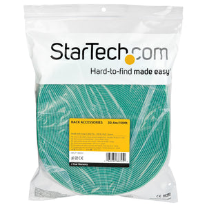 STARTECH cable tie Hook & loop cable tie Nylon Green 1 pc(s) (HKLP100GN) - Cartouches Certifiees