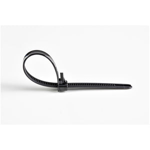 STARTECH cable tie Releasable cable tie Nylon, Plastic Black 100 pc(s) (CBMZTRB6BK) - Cartouches Certifiees