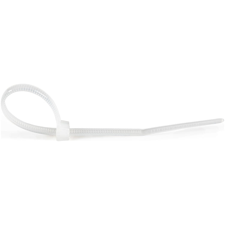 STARTECH cable tie Releasable cable tie Nylon, Plastic White 100 pc(s) (CBMZT4N) - Cartouches Certifiees