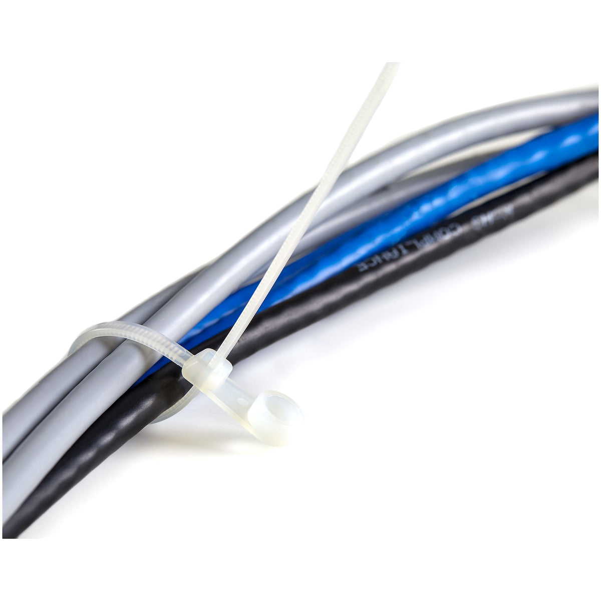 STARTECH cable tie Releasable cable tie Nylon, Plastic White 100 pc(s) (CBMZTS10N4) - Cartouches Certifiees