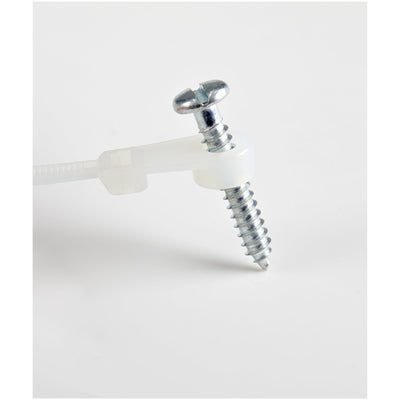 STARTECH cable tie Releasable cable tie Nylon, Plastic White 100 pc(s) (CBMZTS10N4) - Cartouches Certifiees