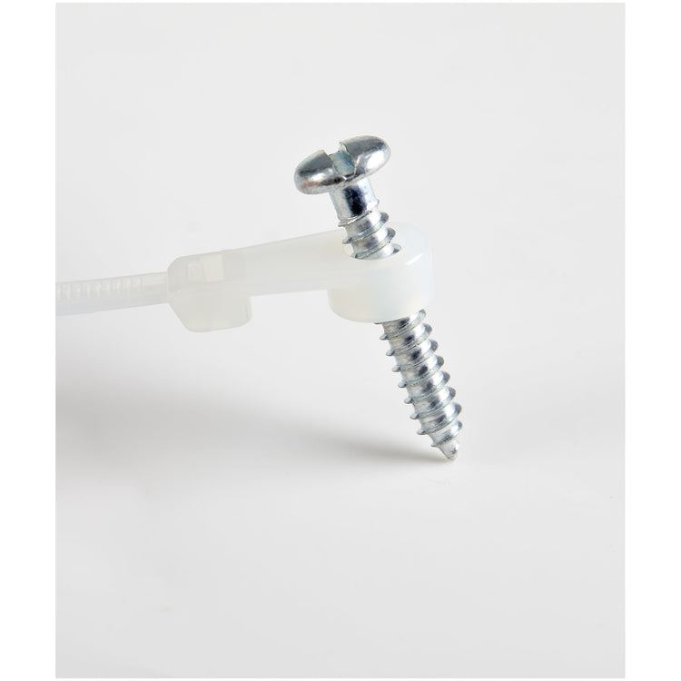 STARTECH cable tie Releasable cable tie Nylon, Plastic White 100 pc(s) (CBMZTS10N4) - Cartouches Certifiees