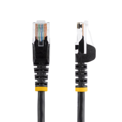STARTECH .com 10 ft Black Snagless Category 5e (350 MHz) UTP Patch Cable networking cable 3,05 m (45PATCH10BK) - Cartouches Certifiees