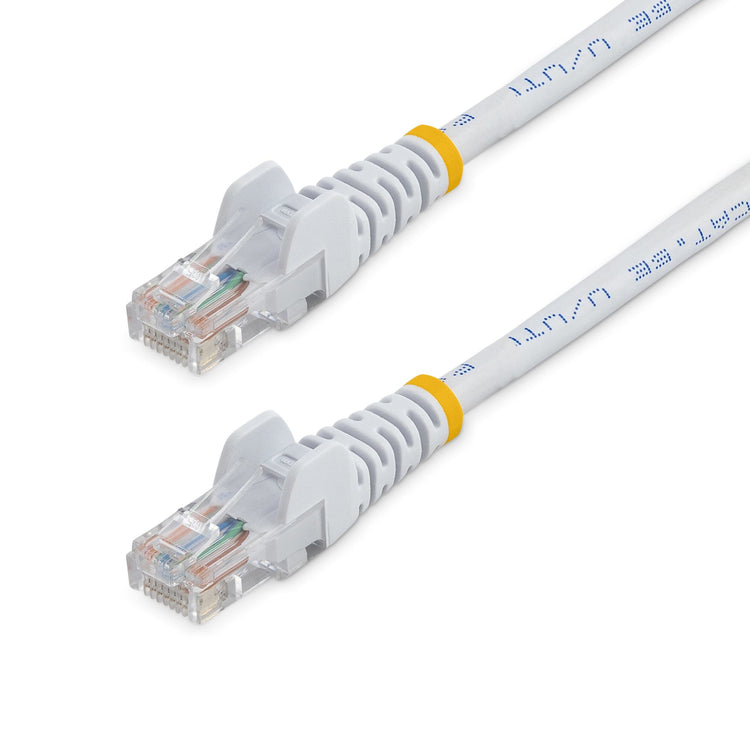 STARTECH .com 10 ft White Snagless Category 5e (350 MHz) UTP Patch Cable networking cable 3,05 m (45PATCH10WH) - Cartouches Certifiees