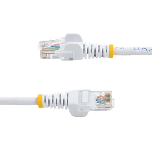 STARTECH .com 10 ft White Snagless Category 5e (350 MHz) UTP Patch Cable networking cable 3,05 m (45PATCH10WH) - Cartouches Certifiees