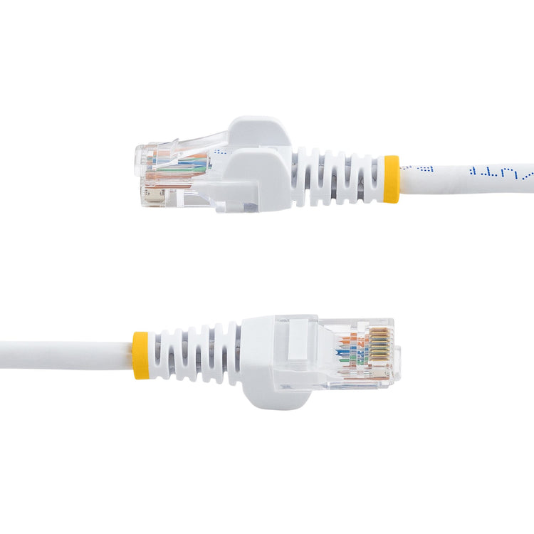 STARTECH .com 10 ft White Snagless Category 5e (350 MHz) UTP Patch Cable networking cable 3,05 m (45PATCH10WH) - Cartouches Certifiees