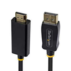 STARTECH .com 10F-DP-HDMI-4K60-GR video cable adapter 3 m DisplayPort HDMI Type A (Standard) Black (10F-DP-HDMI-4K60-HDR) - Cartouches Certifiees