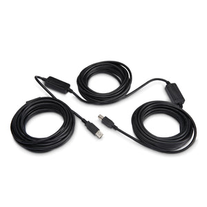 STARTECH .com 15m USB 2.0, M/M USB cable USB A USB B 0,48 Gbit/s Aluminium, Black (USB2HAB50AC) - Cartouches Certifiees