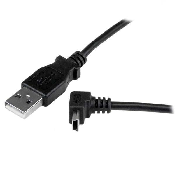 STARTECH .com 1m, Mini USB-A - Mini-B USB cable USB 2.0 USB A Mini-USB B 0,48 Gbit/s Black (USBAMB1MU) - Cartouches Certifiees