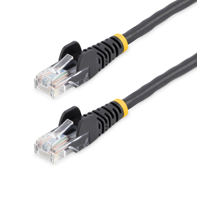 STARTECH .com 6 ft Black Snagless Category 5e (350 MHz) UTP Patch Cable networking cable 1,83 m (45PATCH6BK) - Cartouches Certifiees