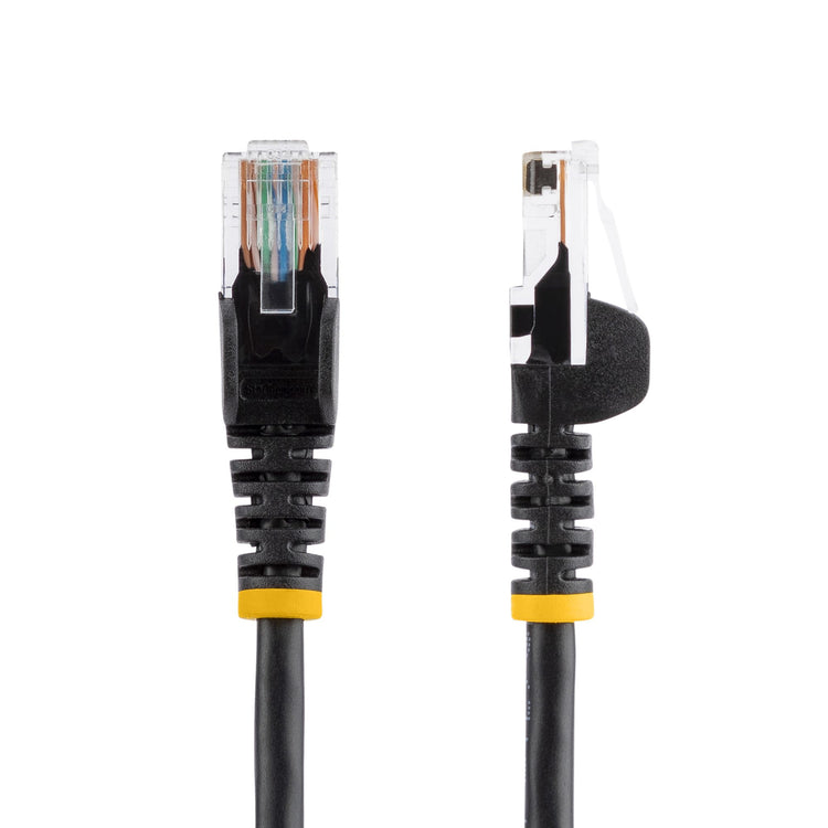STARTECH .com 6 ft Black Snagless Category 5e (350 MHz) UTP Patch Cable networking cable 1,83 m (45PATCH6BK) - Cartouches Certifiees