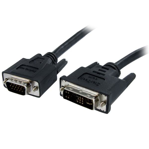 STARTECH .com 6ft DVI - VGA 1,8 m DVI-A VGA (D-Sub) Black (DVIVGAMM6) - Cartouches Certifiees