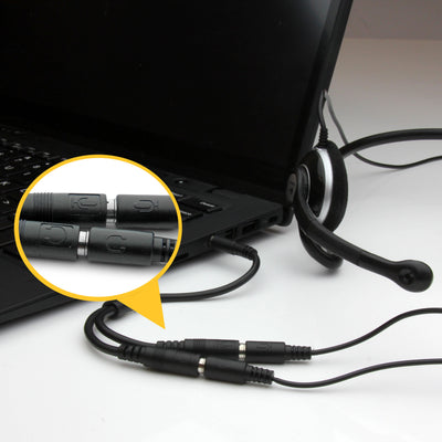 STARTECH .com audio splitter Black (MUYHSMFF) - Cartouches Certifiees