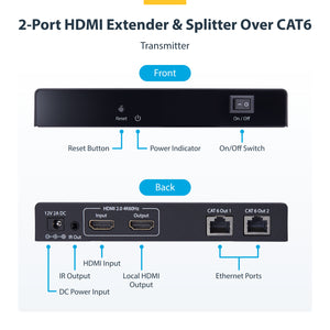 STARTECH .com AV extender AV transmitter & receiver Black (4K7012IC-EXTEND-HDMI) - Cartouches Certifiees