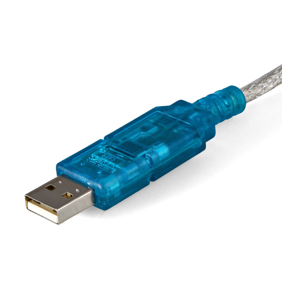 STARTECH .com cable gender changer DB-9 USB 2.0 A Blue, Transparent (ICUSB232SM3) - Cartouches Certifiees