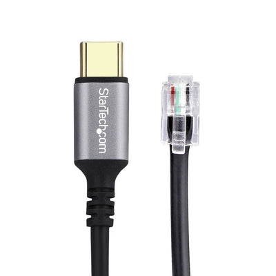 STARTECH .com cable gender changer USB-C RJ-9 Black (UR9-HEADSET-ADAPTER) - Cartouches Certifiees
