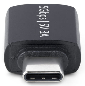 STARTECH .com cable gender changer USB Type-C USB Type-A Black (USB31CAADGCP) - Cartouches Certifiees