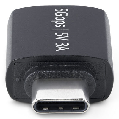 STARTECH .com cable gender changer USB Type-C USB Type-A Black (USB31CAADGCP) - Cartouches Certifiees
