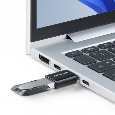 STARTECH .com cable gender changer USB Type-C USB Type-A Black (USB31CAADGCP) - Cartouches Certifiees