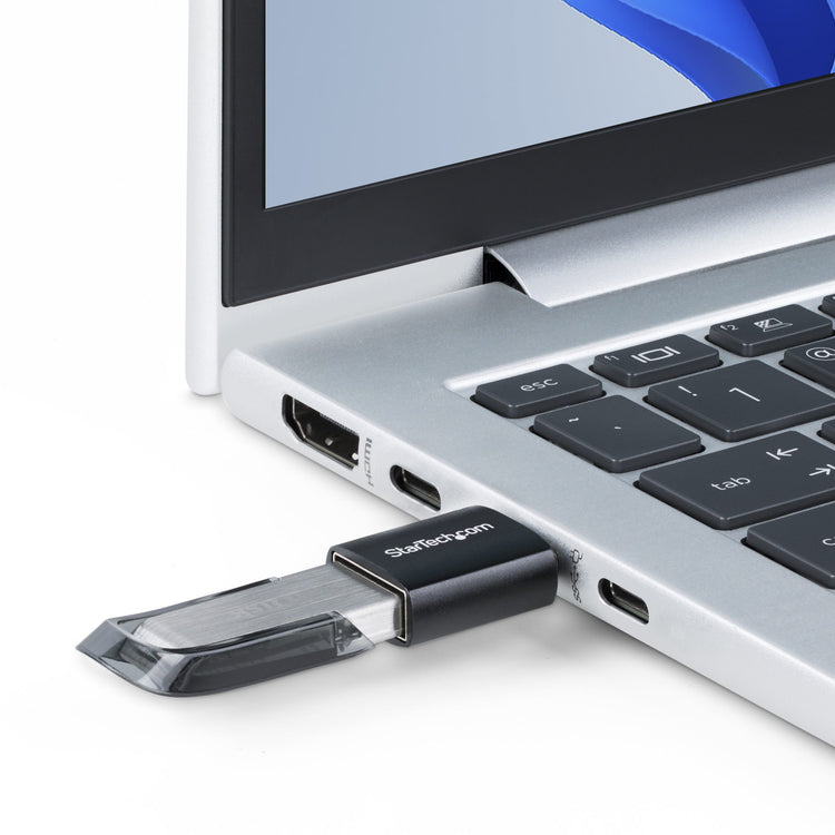 STARTECH .com cable gender changer USB Type-C USB Type-A Black (USB31CAADGCP) - Cartouches Certifiees
