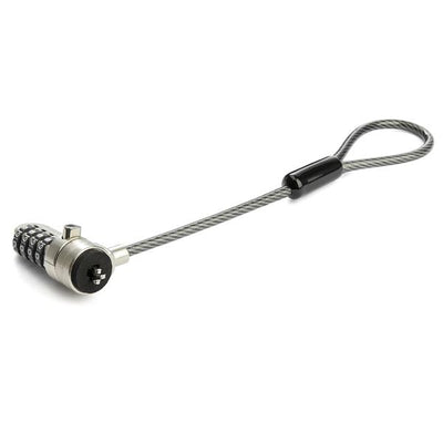 STARTECH .com cable lock Black, Silver (BRNCHLOCK) - Cartouches Certifiees