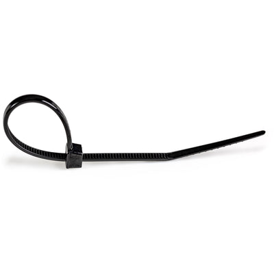 STARTECH .com cable tie Releasable cable tie Nylon, Plastic Black 100 pc(s) (CBMZT4B) - Cartouches Certifiees