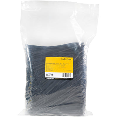 STARTECH .com cable tie Releasable cable tie Nylon, Plastic Black 1000 pc(s) (CBMZT8BK) - Cartouches Certifiees