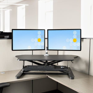 STARTECH .com desktop sit-stand workplace (ARMSTSCORNR) - Cartouches Certifiees
