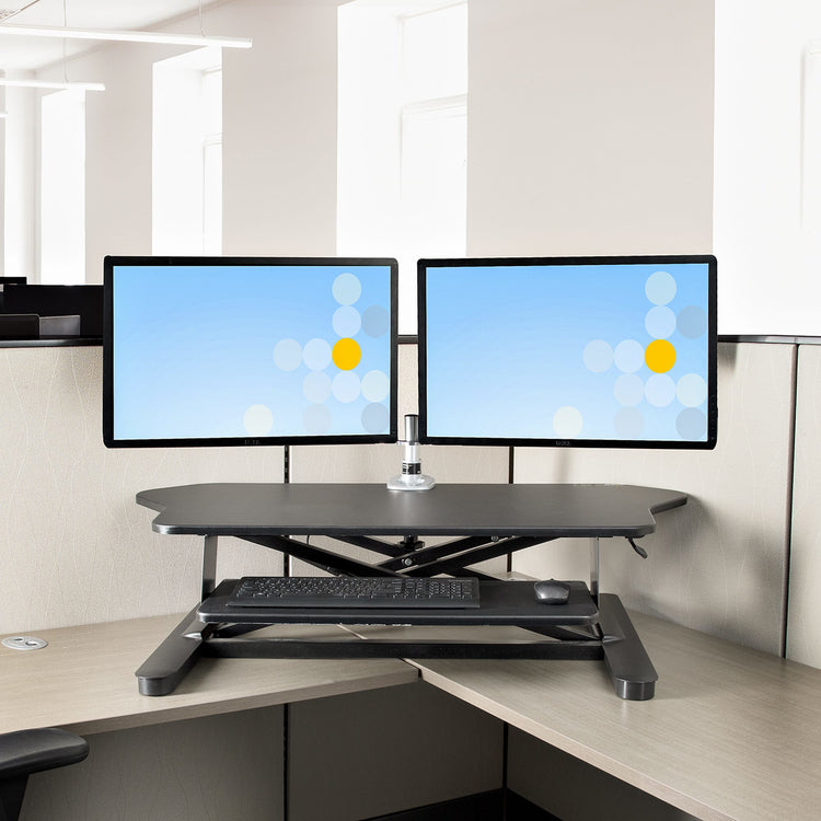 STARTECH .com desktop sit-stand workplace (ARMSTSCORNR) - Cartouches Certifiees
