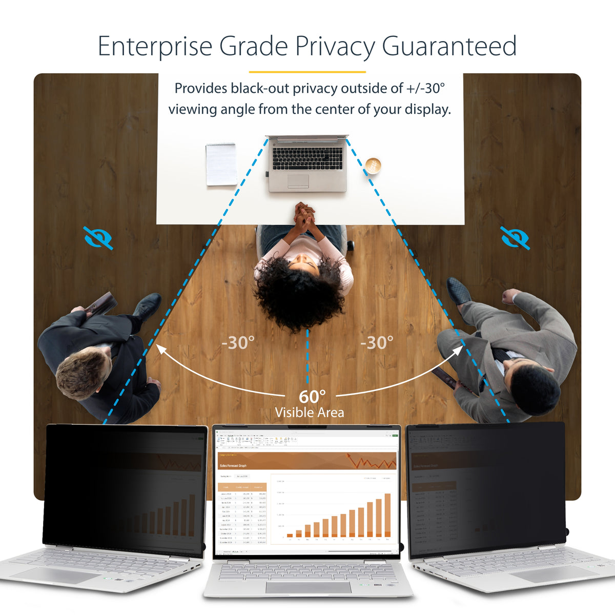 STARTECH .com display privacy filters 35,6 cm (14") Laptop Frameless display privacy filter (14LT6-PRIVACY-SCREEN) - Cartouches Certifiees