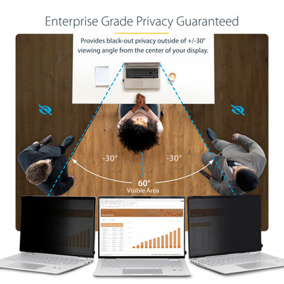 STARTECH .com display privacy filters 35,6 cm (14") Laptop Frameless display privacy filter (14LT6-PRIVACY-SCREEN) - Cartouches Certifiees