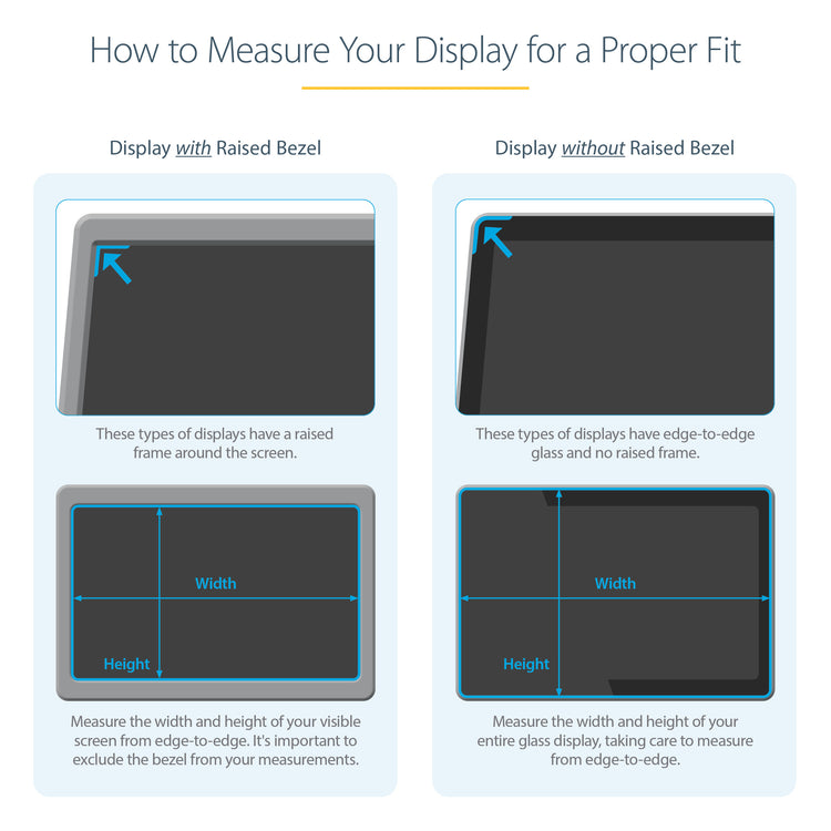 STARTECH .com display privacy filters 54,6 cm (21.5") Monitor (PRIVSCNMON21) - Cartouches Certifiees