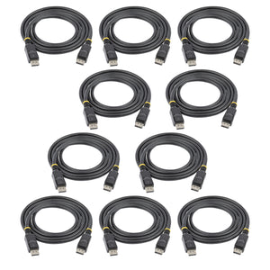 STARTECH .com DisplayPort cable 1,82 m Black (DISPLPORT6L10PK) - Cartouches Certifiees