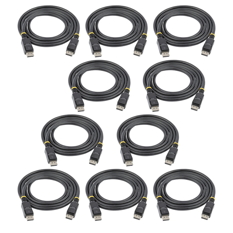 STARTECH .com DisplayPort cable 1,82 m Black (DISPLPORT6L10PK) - Cartouches Certifiees
