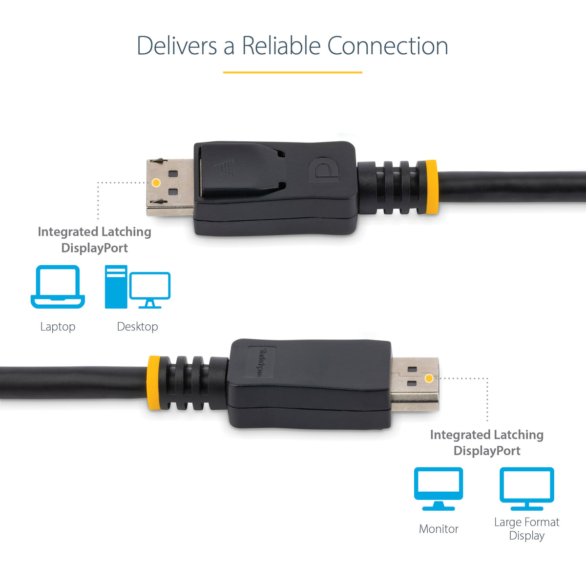 STARTECH .com DisplayPort cable 1,82 m Black (DISPLPORT6L10PK) - Cartouches Certifiees