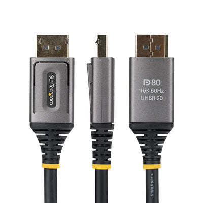 STARTECH .com DisplayPort cable Black (DP21V-2M-DP80-CABLE) - Cartouches Certifiees