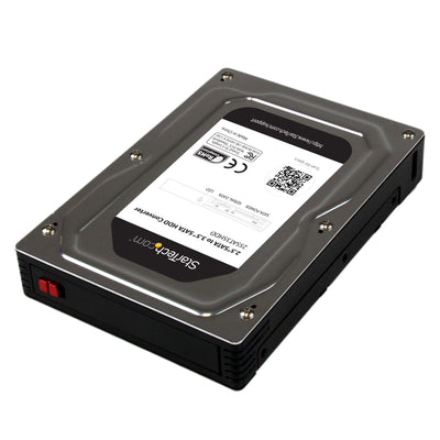 STARTECH .com drive bay panel 8,89 cm (3.5") Storage drive tray Black, Silver (25SAT35HDD) - Cartouches Certifiees